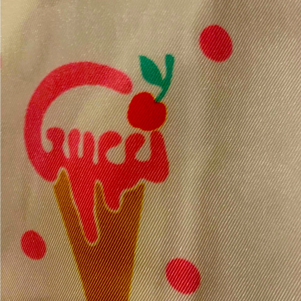 GUCCI Ice Cream Print Silk Zip Track Jacket Authentic MENS Only1onWeb Size Large